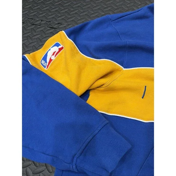 Rare VTG Adidas Golden State Warriors Button Hoodie Sz XL NBA curry butler - Picture 5 of 11